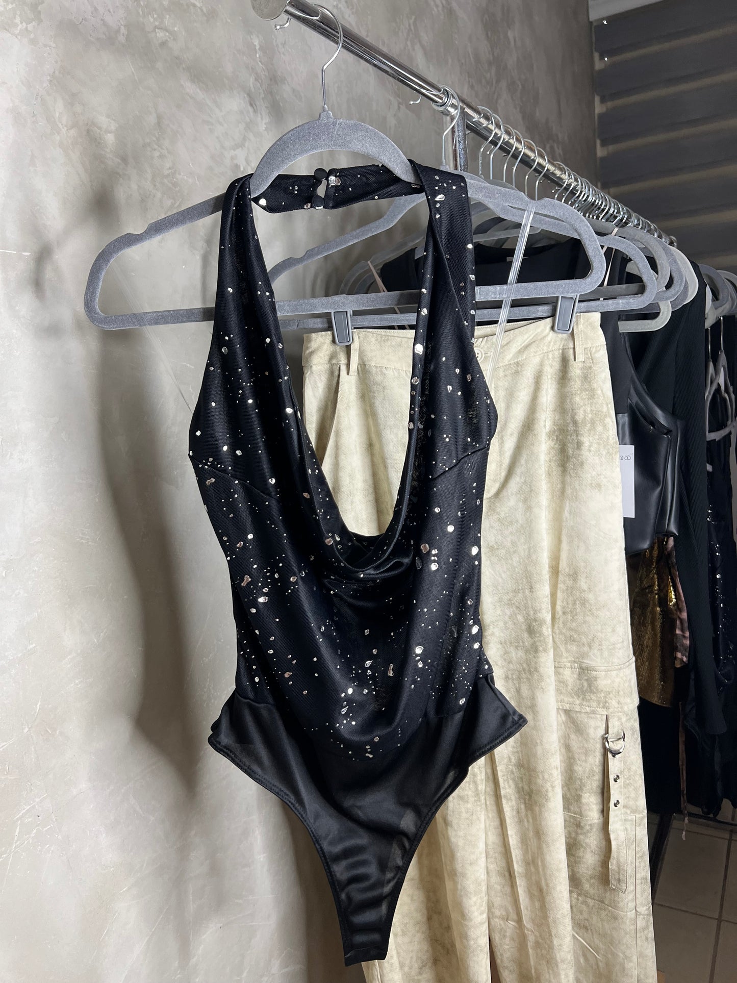 Luxe Black Bodysuit