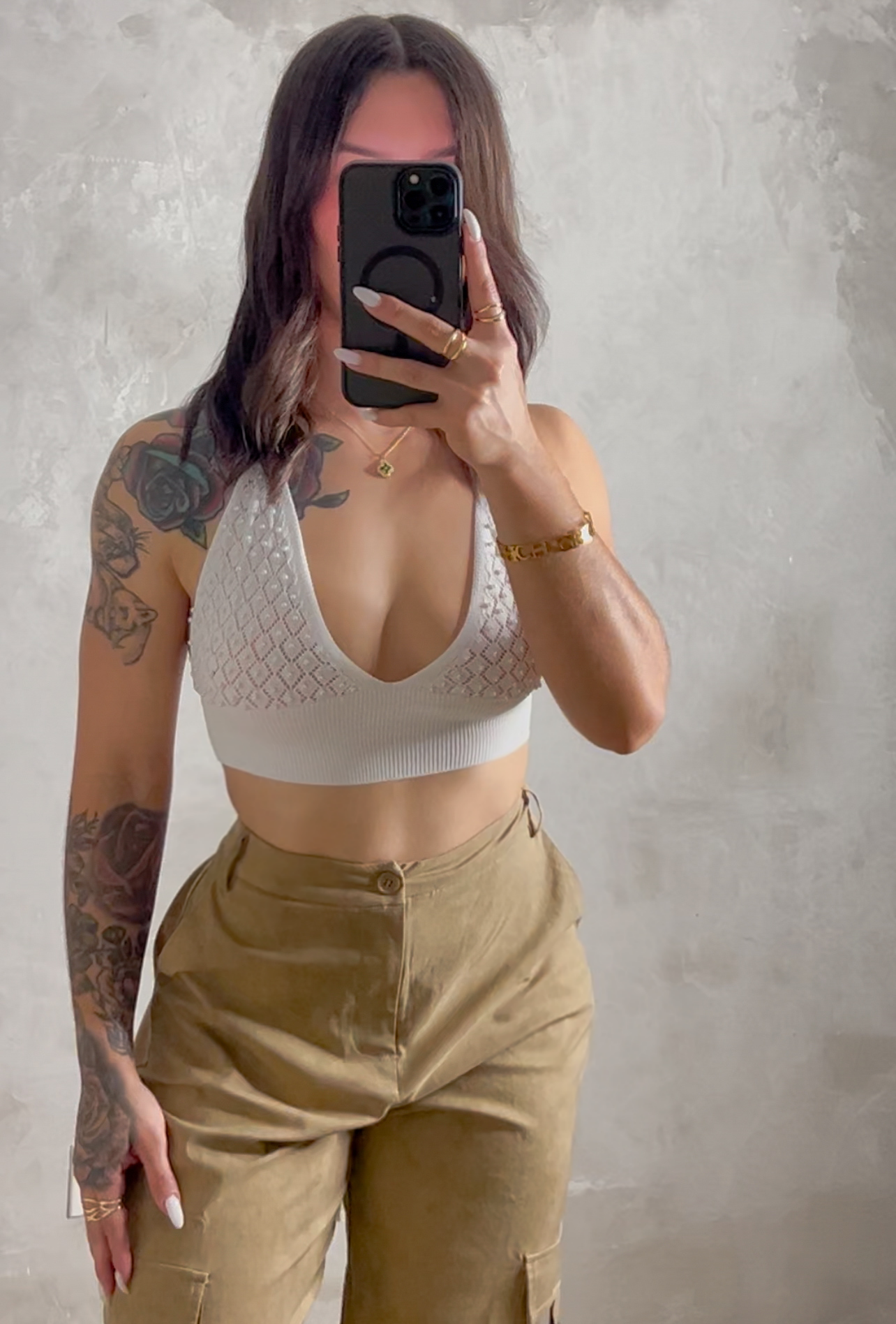 Pearl Crochet Top