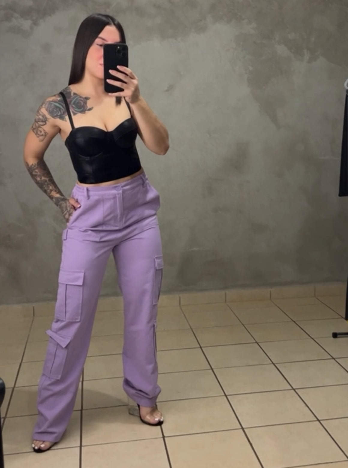 Lavender Cargo Pant