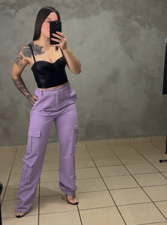 Lavender Cargo Pant