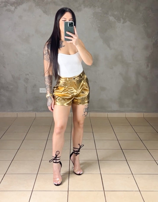 Gold Short Pant